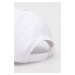Bavlnená šiltovka HUGO biela farba,s nášivkou,50496033