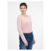 Light pink women's long-sleeved T-shirt ORSAY - Women's