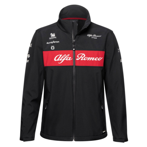 Alfa Romeo Racing pánska bunda Softshell official black F1 Team 2023