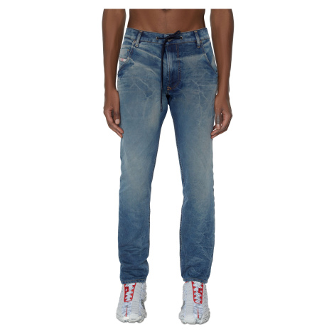 Diesel Rifle - KROOLEY-Y-NE L.32 Sweat jeans modré