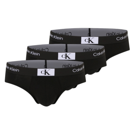 Calvin Klein Underwear Nohavičky 'CK96'  čierna / biela