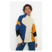 Trendyol Multicolored Soft Textured Color Blocked Wide Fit Knitwear Sweater