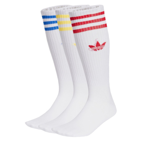 ADIDAS ORIGINALS Ponožky  kráľovská modrá / svetložltá / karmínovo červená / biela