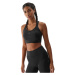 Kompresná podprsenka 4F SPORT BRA-4FWSS24USBAF117-20S-DEEP BLACK