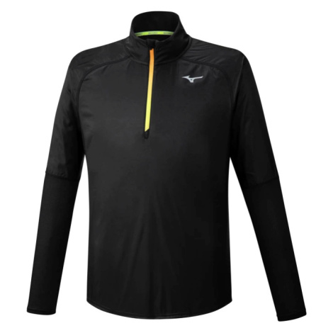 Men's sweatshirt Mizuno Dryaeroflow LS HZ black