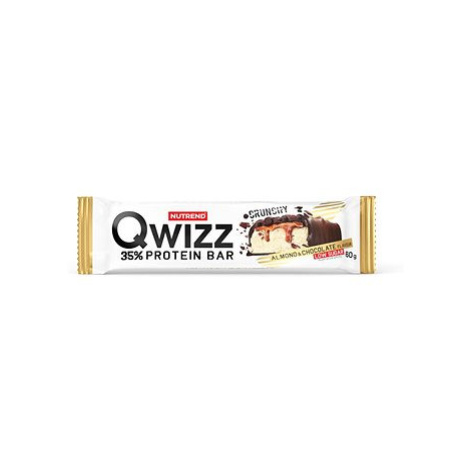 Nutrend QWIZZ Protein Bar 60 g, mandle + čokoláda