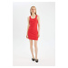 DEFACTO Cool Bodycon Basic Sleeveless Ribbed Camisole Mini Dress