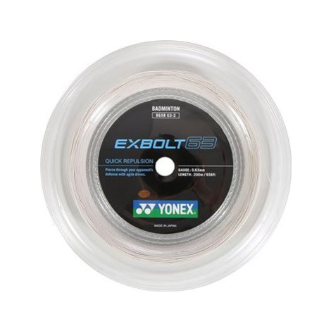 Yonex EXBOLT 63, 0,63 mm, 200 m,WHITE