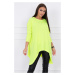 Blouse oversize yellow neon color