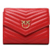 Pinko Veľká dámska peňaženka Compact Wallet M PE 23 PCPL 100881 A0GK Červená