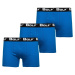 Stylish men's boxers 0953 3pcs - blue