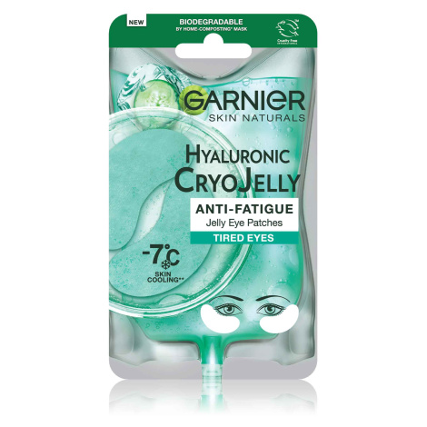 Garnier Skin Naturals Cryo Jelly očná textilná maska s chladivým efektom -7 °C, 5 g