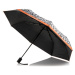 Dáždnik Karl Lagerfeld K/Zebra Umbrella Čierna