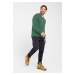 Volcano Man's Sweater S-STIG M03162-W24 Green Melange