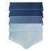 esmara® Dámske nohavičky s čipkou, 5 kusov (navy modrá/bledomodrá)