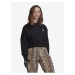 adidas Originals Black Womens Cropped Hoodie - Womens