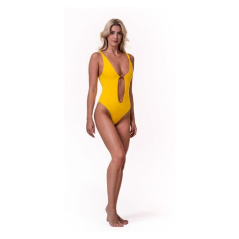 Women's swimsuit Nebbia One-colour monokini 560 yellow S