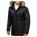 Čierna pánska zimná bunda BOLF 1080