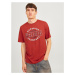 JACK & JONES TriÄ�ko  Ä�ervenÃ¡ / Ä�ierna / biela