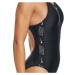 Dámske plavecké jednodielne plavky NIKE SWIM LOGO TAPE FASTBACK OP BLACK