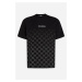 Tričko Karl Lagerfeld Monogram Degrade T-Shirt Black/White Check Monogram