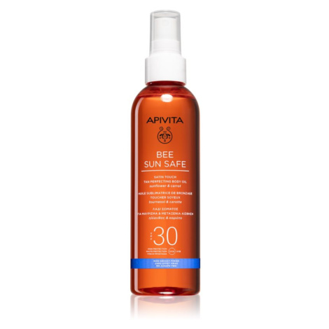 Apivita Bee Sun Safe Satin Touch Oil SPF30 olej na opaľovanie SPF 30