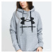 Mikina Under Armour W Rival Fleece Logo Hoodie melange šedá