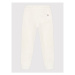 Tommy Hilfiger Teplákové nohavice Logo KS0KS00251 Biela Regular Fit