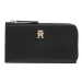 Tommy Hilfiger Veľká dámska peňaženka Th Feminine Large Slim Wallet AW0AW14890 Čierna