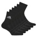 adidas  CUSH CRW PACK X6  Športové ponožky Čierna