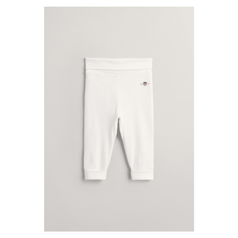 LEGÍNY GANT SHIELD LEGGINGS WHITE