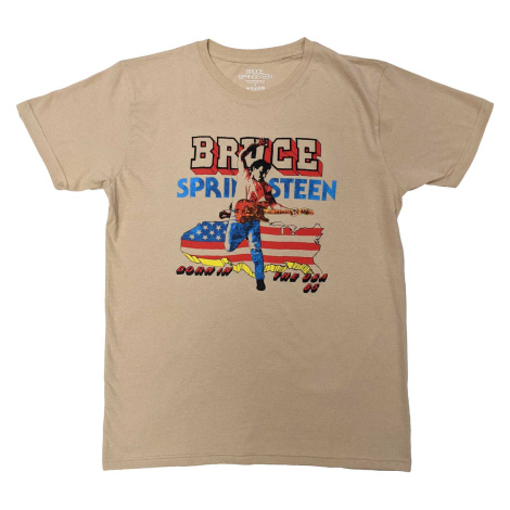 Bruce Springsteen tričko Born in The USA '85 Natural