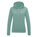 Just Hoods Dámska mikina s kapucňou JH001F Dusty Green