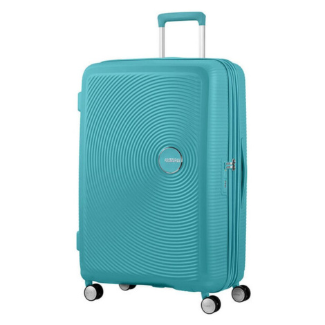 American Tourister Cestovní kufr Soundbox Spinner EXP 97/110 l - světle modrá