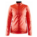 Craft ESSENCE Dámska ultraľahká cyklistická bunda, oranžová, veľkosť