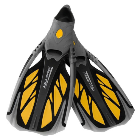 AQUA SPEED Unisex's Snorkel Flippers Inox Pattern 18