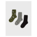 Mayoral Súprava 3 párov vysokých detských ponožiek 10322 Farebná