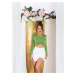 Sexi top Koucla Musthave Crop Top s dlhými rukávmi white Einheitsgroesse