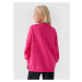 Dievčenská mikina 4F JUNIOR SWEATSHIRT-JWAW24TSWSF1214-55S-HOT PINK