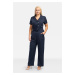 Karko Woman's Jumpsuit Q265 Navy Blue