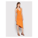 Remain Letné šaty Gosha RM1224 Oranžová Regular Fit