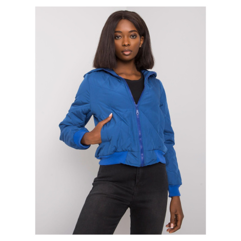 Women's Short Jacket with Quilting Larah - Blue