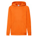 Orange Children's Hoodie Fruit of the Loom