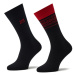 Hugo Súprava 2 párov vysokých pánskych ponožiek 2p Giftset Xmas Cc 50484102 Čierna