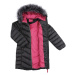 Loap Indalona Dievčenské zimné kabát CLK2347 čierna
