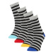 DEFACTO Boy's Striped 4-Piece Socks