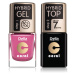 Delia Cosmetics Coral Nail Enamel Hybrid Gel sada odstín 05 pre ženy