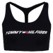Tommy Hilfiger LIGHT INTENSITY GRAPHIC BRA Dámska športová podprsenka, čierna, veľkosť