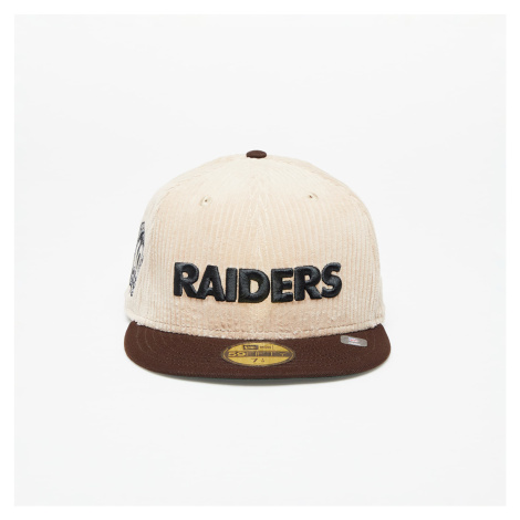 Šiltovka New Era Las Vegas Raiders 59FIFTY Fall Cord Fitted Cap Brown