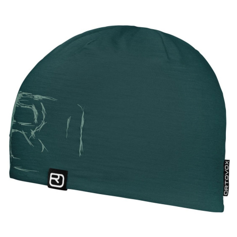 Čiapka Ortovox 120 Tec Logo Beanie Farba: zelená